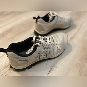 Reebok~Men’s~White~3D FuseFrame~Athletic~Running Shoe~Sneaker~Mesh Upper~Size 11